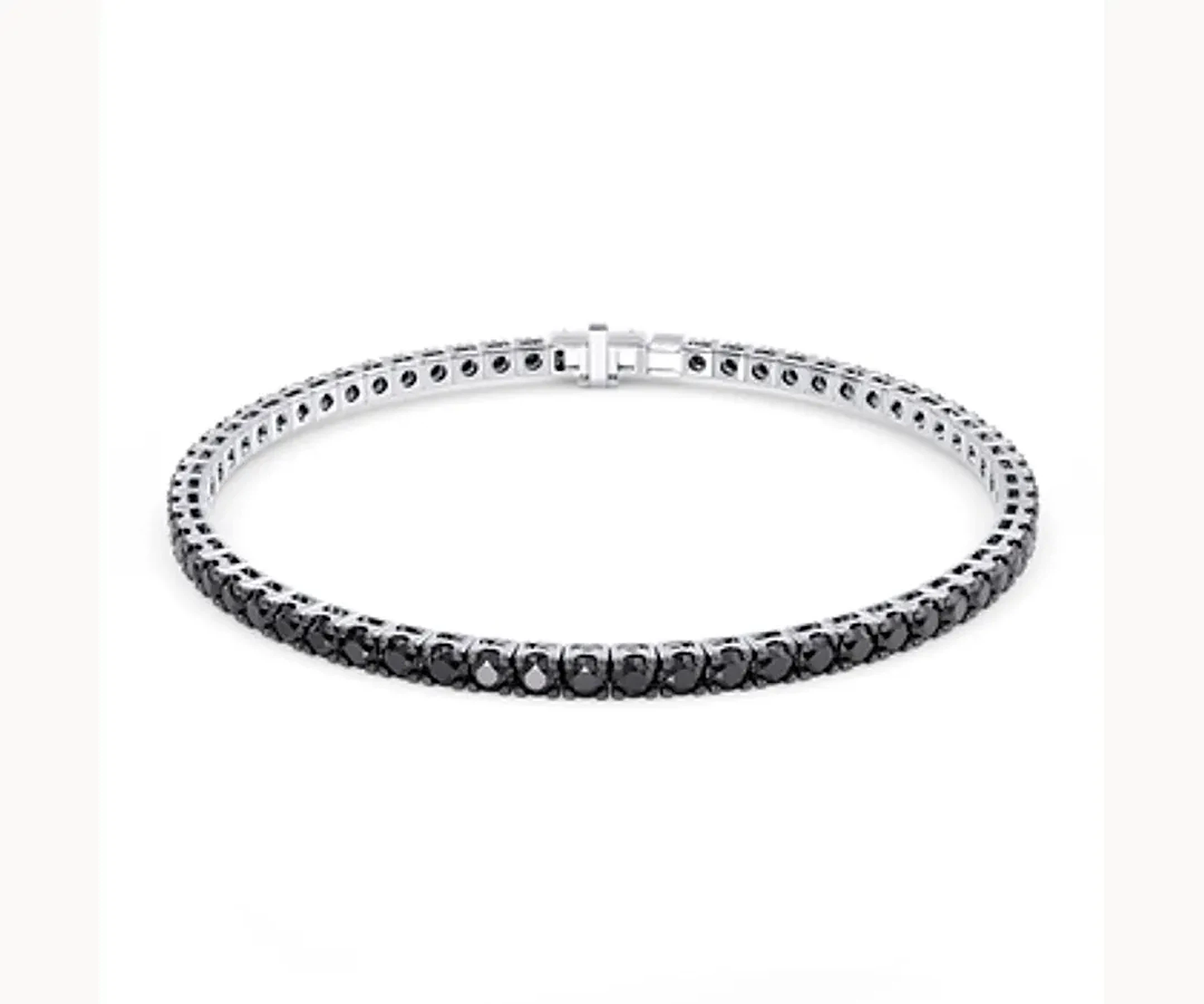 San Juan · Pulsera de diamantes negros — Blanco — Foto 1