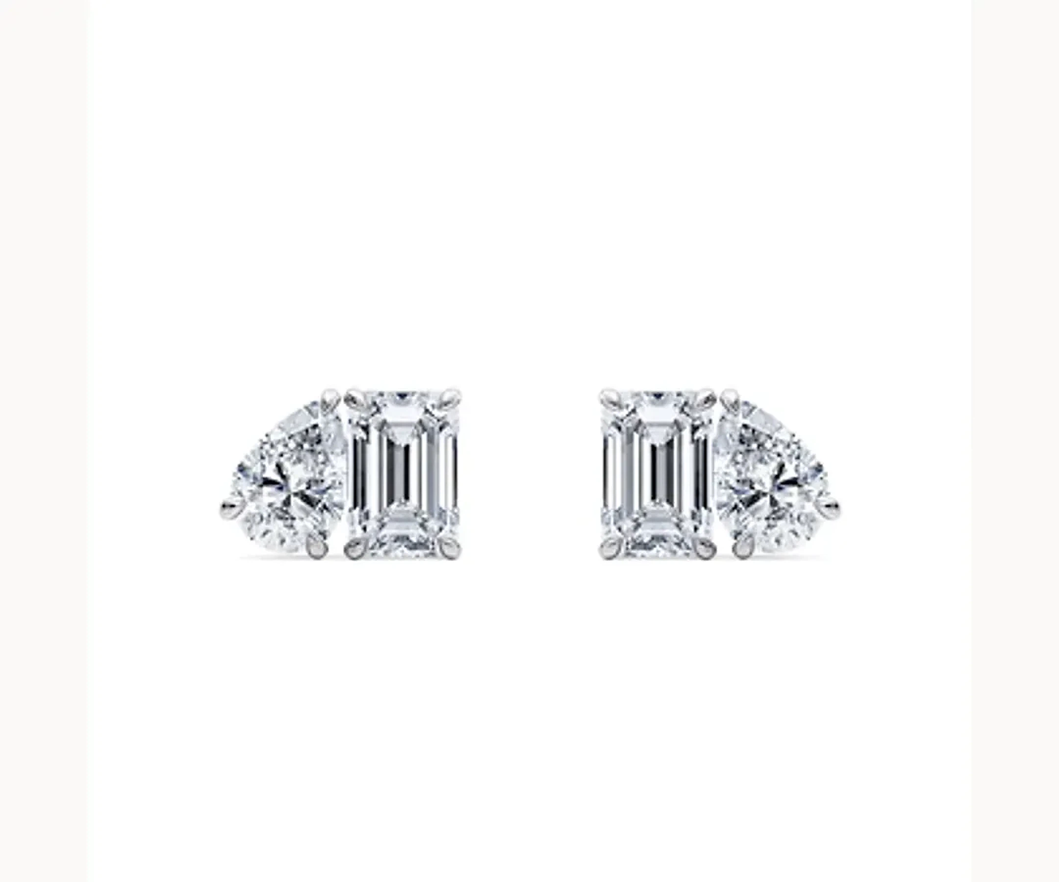 Cayena · Aretes Toi et Moi — Blanco — Foto 1