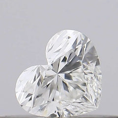 0.18ct Heart Natural Diamond (Colour H, Clarity VS2, GIA Certified)