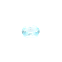 0.64ct Oval Natural Aquamarine (Colour Blue, Clarity Eye Clean, Cut Faceted)