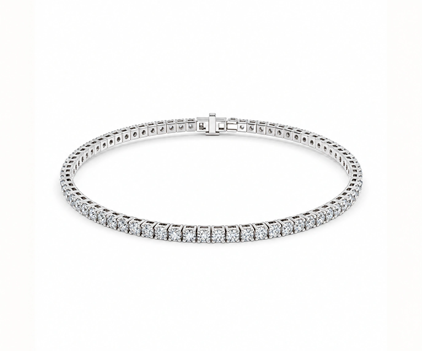 Magdalena · Pulsera tennis — Blanco — Foto 1