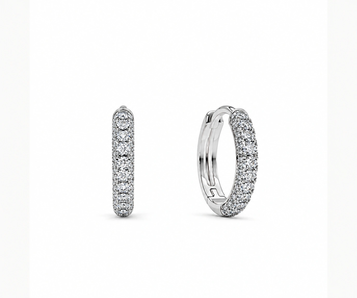 Begonia · Argollas de diamantes — Blanco — Foto 1