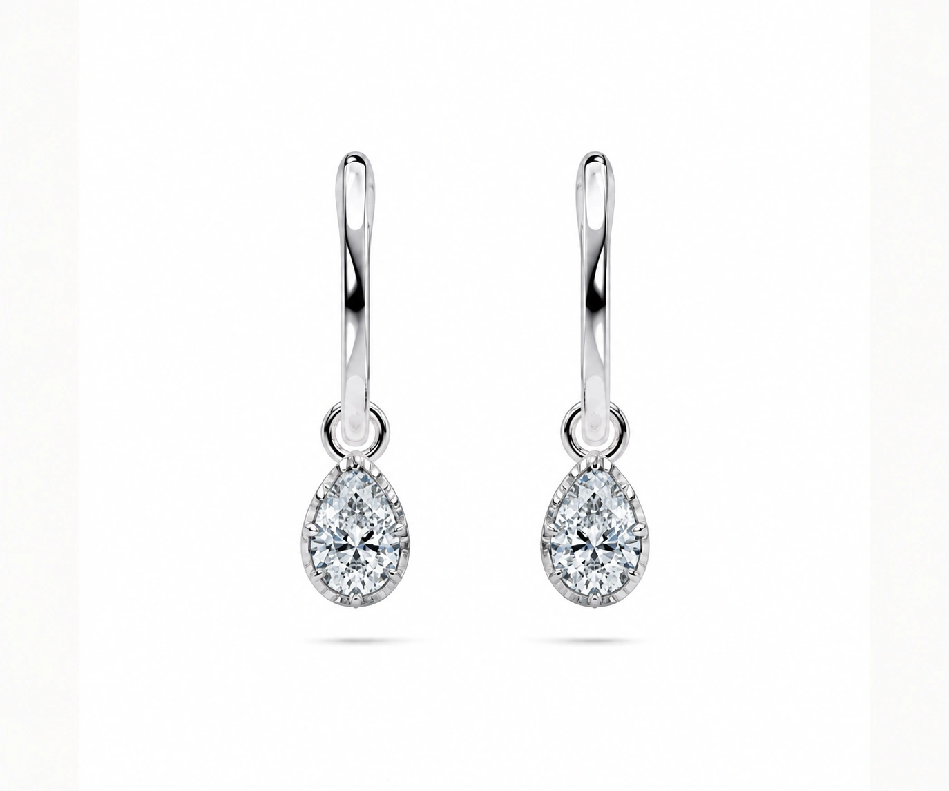 Lirio · Aretes colgantes — Blanco — Foto 1