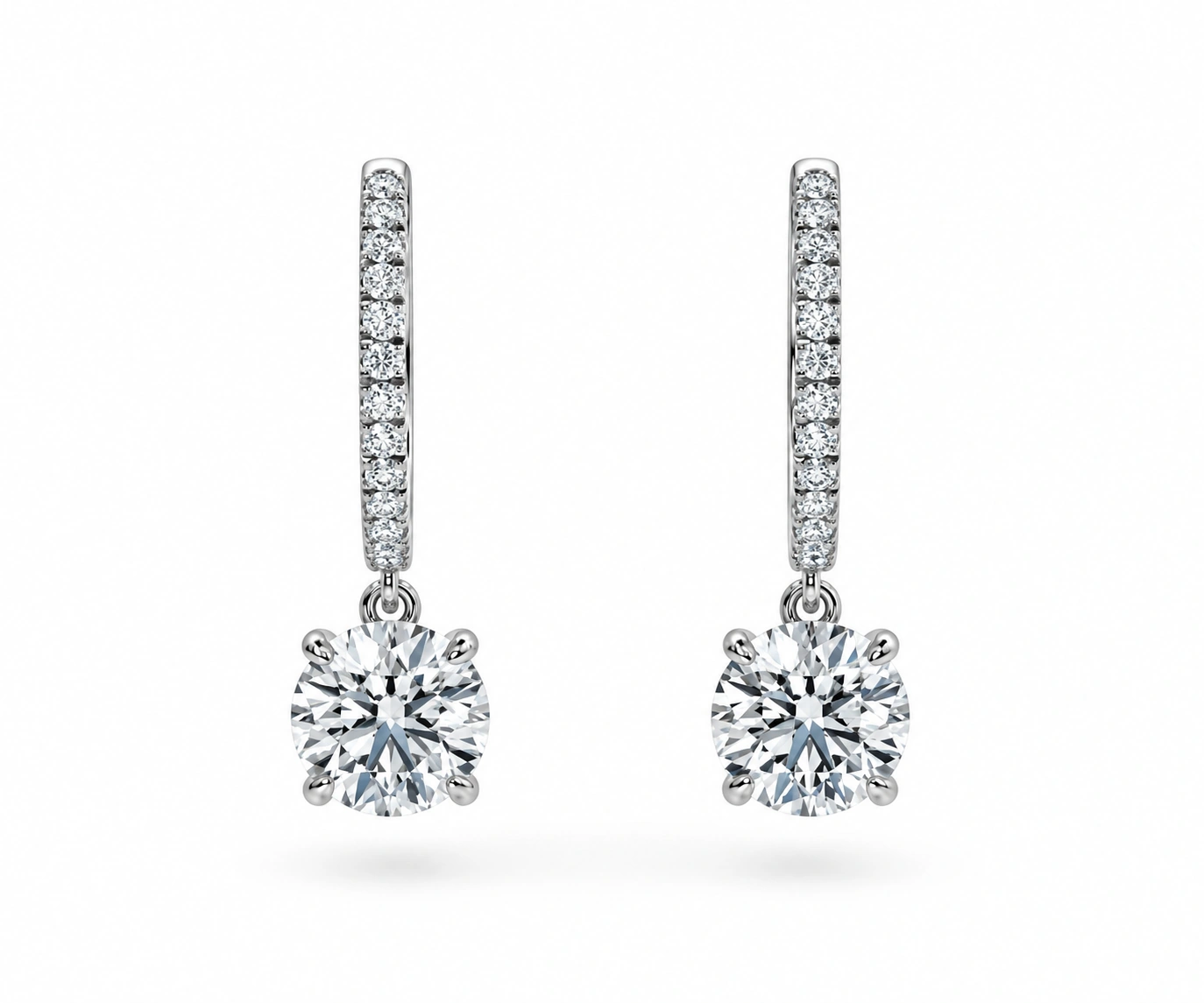 Flor de Mayo · Aretes colgantes — Blanco — Foto 1