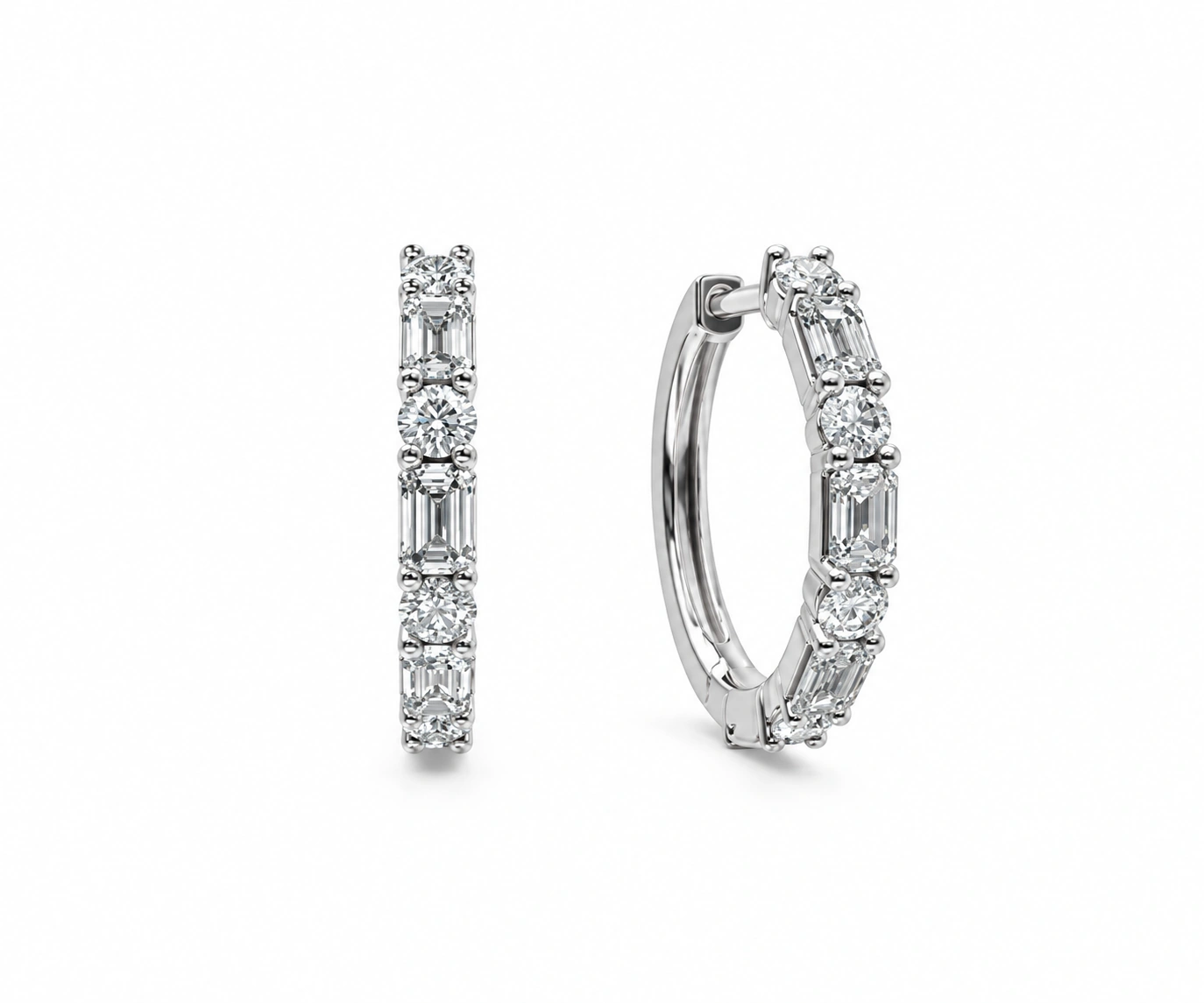 Guayacán · Argollas de diamantes — Blanco — Foto 1