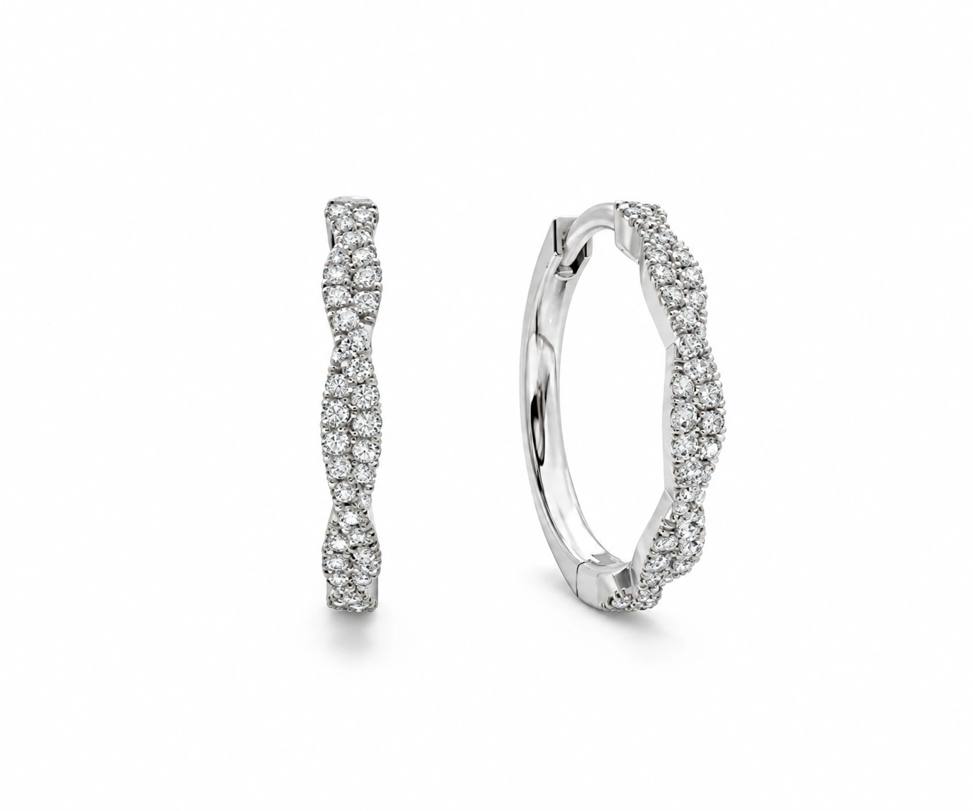 Yarumo · Argollas de diamantes — Blanco — Foto 1