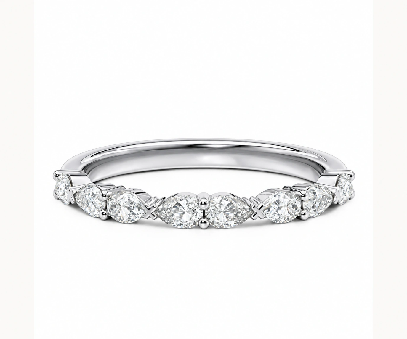 Constancia · Diamantes pera punta con punta — Blanco — Foto 1